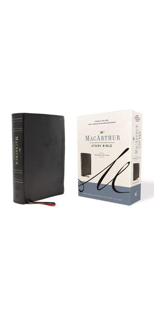 NASB, MacArthur Study Bible, 2nd Edition, Leathersoft, Black, Comfort Print