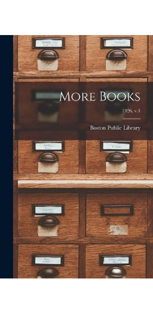 More Books; 1926, v.1