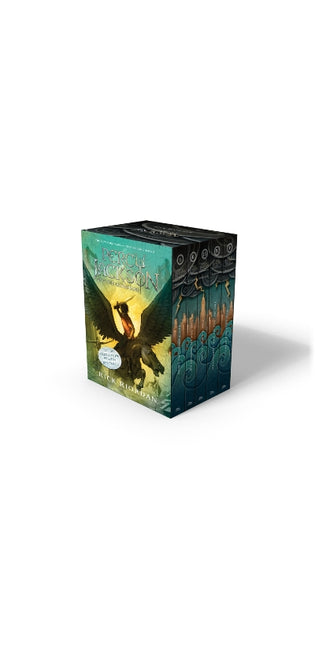 Percy Jackson and the Olympians 5 Book Paperback Boxed Set (w/poster)