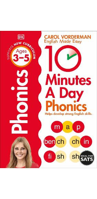 10 Minutes A Day Phonics, Ages 3-5 (Preschool)