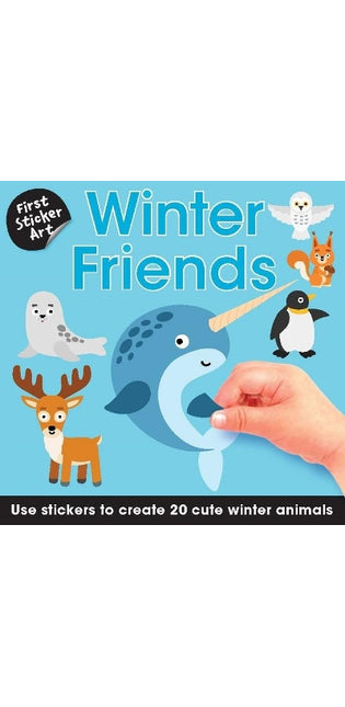 First Sticker Art: Winter Friends