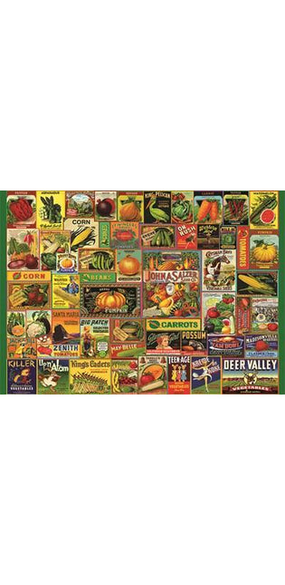 Vintage Seed Packets 1000 Piece Jigsaw Puzzle