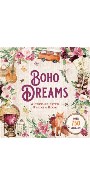 Boho Dreams Sticker Book