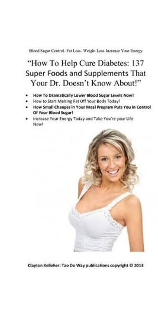 "How To Help Cure Diabetes