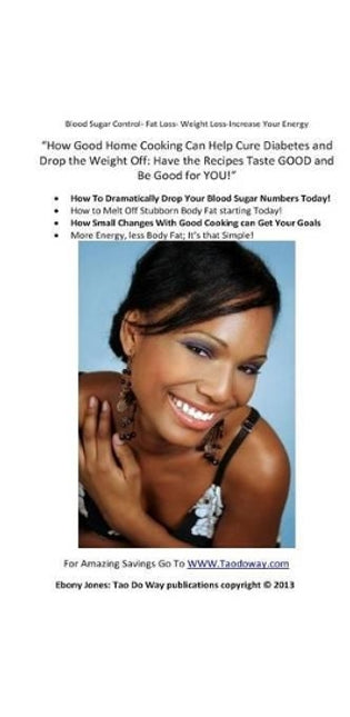 "How Good Home Cooking Can Help Cure Diabetes and Drop the Weight Off