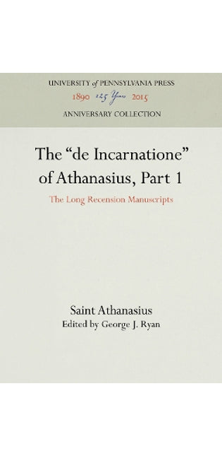 "de Incarnatione" of Athanasius, Part 1