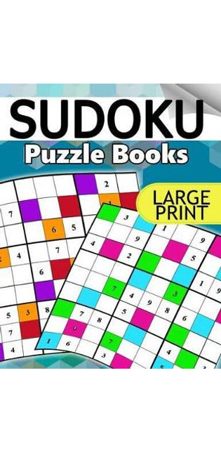 Sudoku Puzzle Books LARGE Print