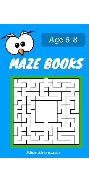 MAZE Book for Kids Ages 6-8