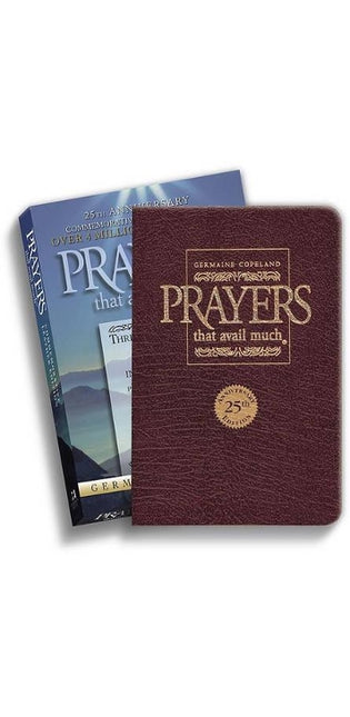 Prayers That Avail Much 25th Anniversary Commemorative Burgundy Leather