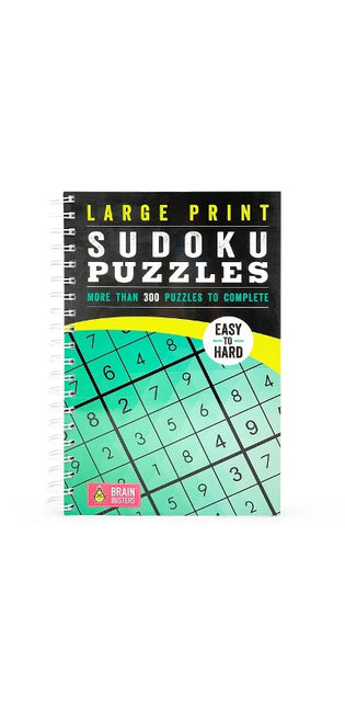 Large Print Sudoku Puzzles Green