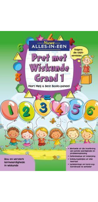 Nuwe Alles-In-Een: Graad 1 Pret met Wiskunde-Werkboek: Graad 1