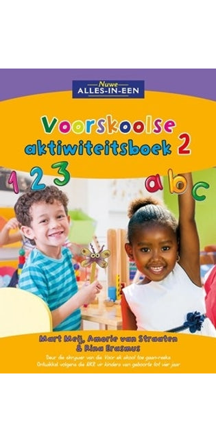 Nuwe alles-in-een voorskoolse aktiwiteitsboek: Boek 2