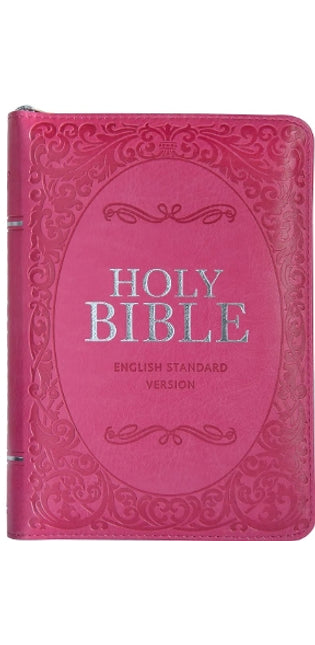 ESV Compact Bible With Zip Pink