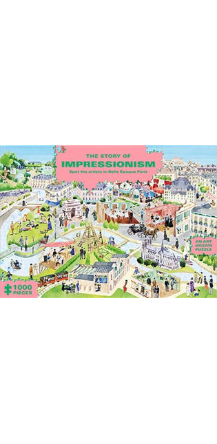 Story of Impressionism (1000-Piece Art History Jigsaw Puzzle)