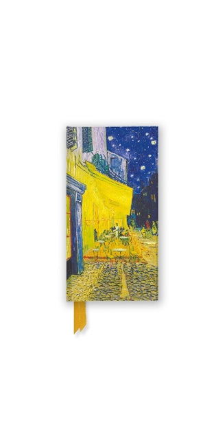 Vincent van Gogh: Café Terrace (Foiled Slimline Journal)
