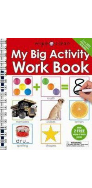 Wipe Clean My Big Activity Work Book