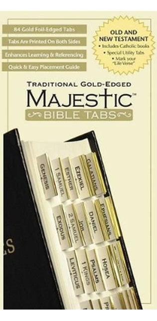 Majestic Traditional Gold-Edged Bible Tabs