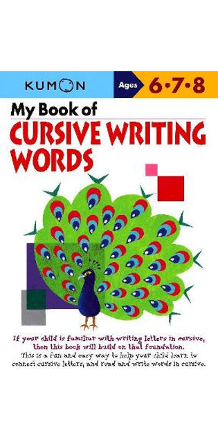 My Book of Cursive Writing: Words