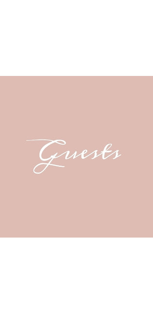 Guests Hardcover Guest Book