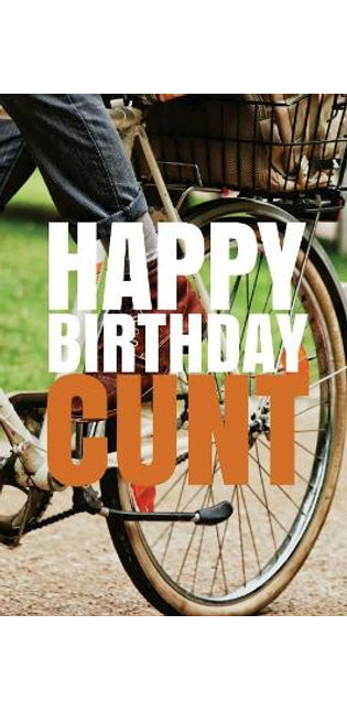 "HAPPY BIRTHDAY, CUNT!" A fun, rude, playful DIY birthday card (EMPTY BOOK), 50 pages, 6x9 inches