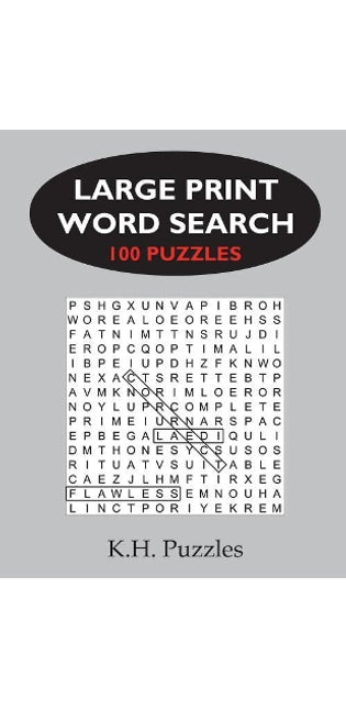 Large Print Word Search