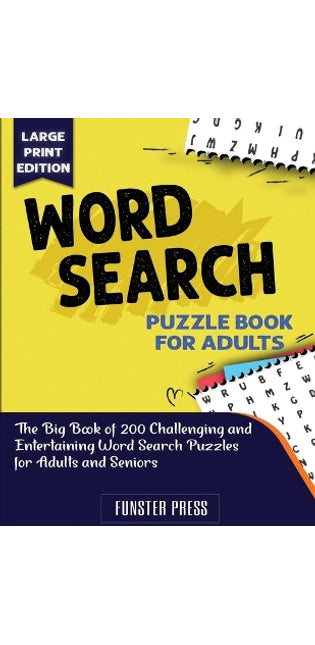 Word Search Puzzle Book for Adults