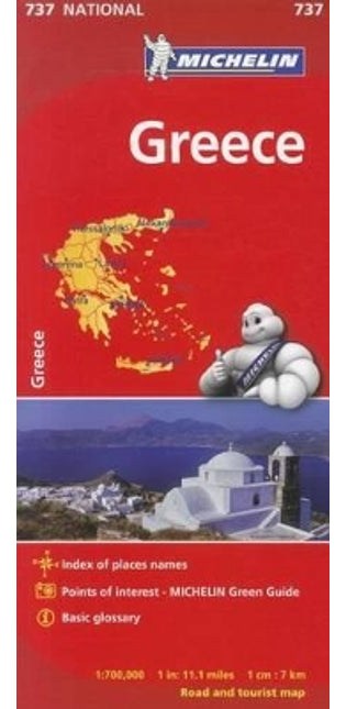 Michelin Greece Map 737