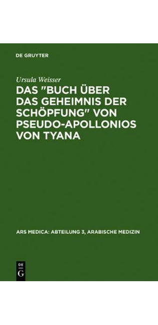 "Buch über das Geheimnis der Schöpfung" von Pseudo-Apollonios von Tyana