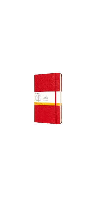 Moleskine Large Ruled Hardcover Notebook Scarlet Red