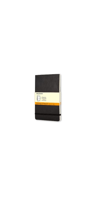Moleskine Soft Cover Pocket Ruled Reporter Notebook: Black