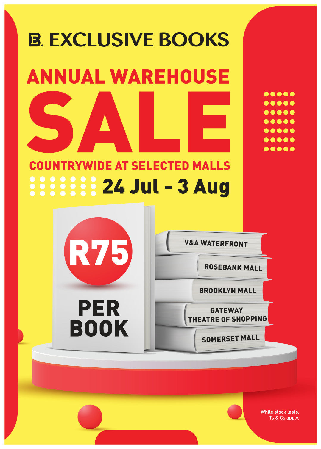 2026 Exclusive Books Warehouse Sale FAQ