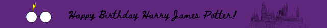 Happy Birthday Harry Potter