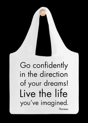Tote Bag Thoreau Go Confidently