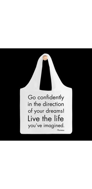 Tote Bag Thoreau Go Confidently