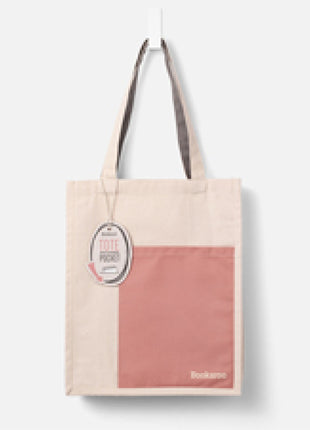 Bookaroo Tote Bags Blush + Charcoal