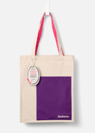 Bookaroo Tote Bags Purple + Pink
