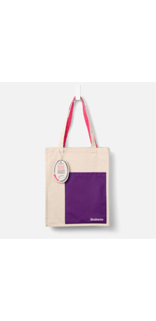 Bookaroo Tote Bags Purple + Pink