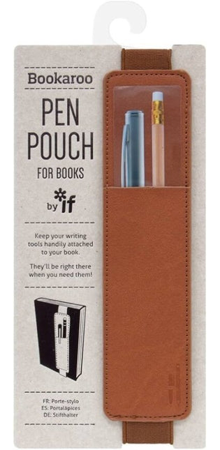 Bookaroo Pen Pouch - Brown