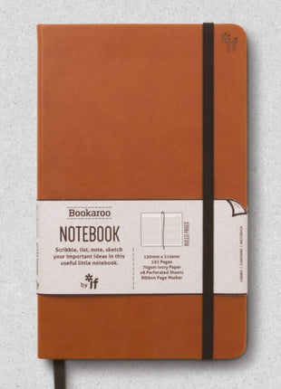 Bookaroo Notebook (A5) - Brown