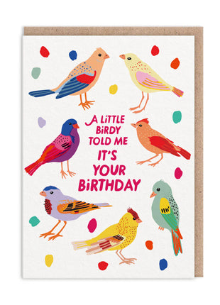 Birdies Birthday Card