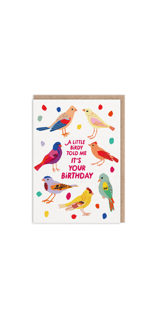 Birdies Birthday Card