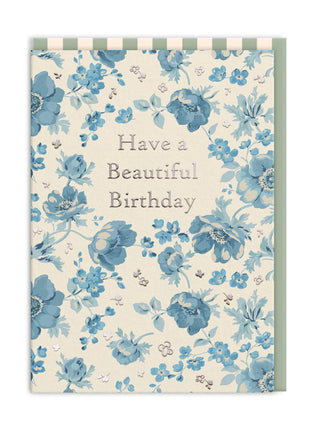 Beautiful Birthday Blue Anenome