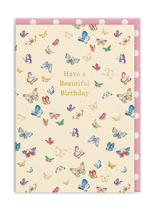 Beautiful Butterflies Birthday Card
