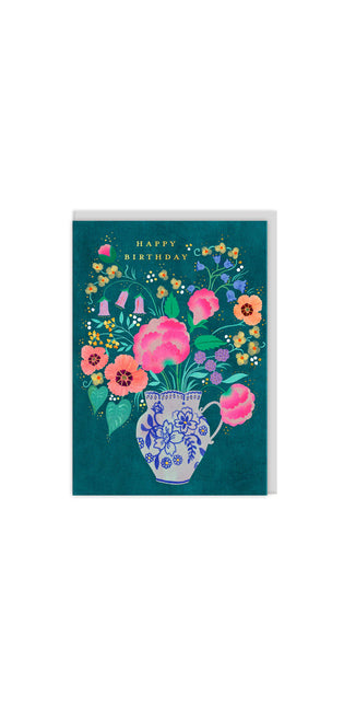 Flower Vase Greeting Card