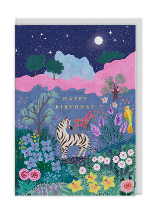 Moonlit Forest Greeting Card
