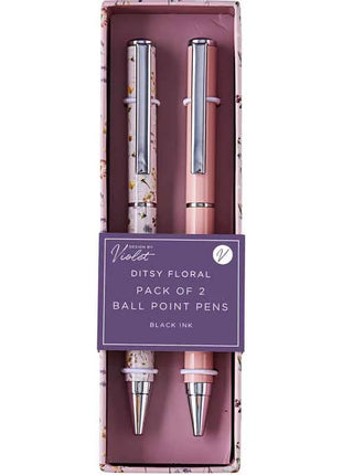 Ditsy Floral 2 Pack Pens