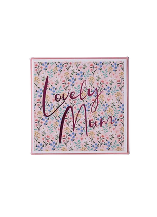 Ditsy Floral Lovely Mum Single Greeting Card