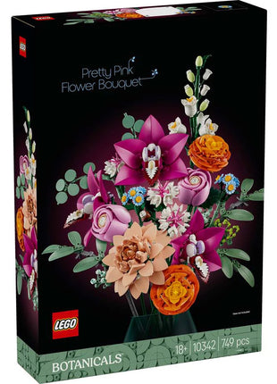 Pretty Pink Flower Bouquet Lego