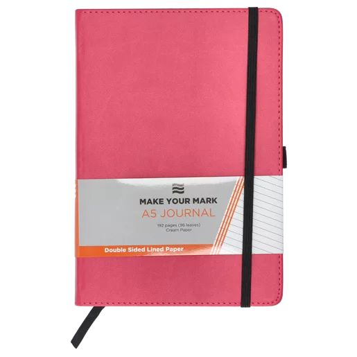 Donau Pink A5 Coloured Edge Journal - Exclusive Books Online