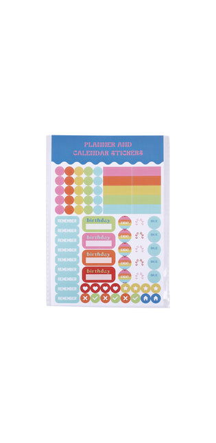 Label Sticker Planner and Calendar